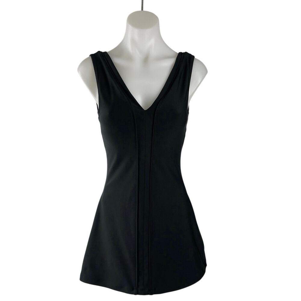YPB Your Personal Best Sculpt Lux Athletic Mini Tank Tennis Flare A-Line Dress S